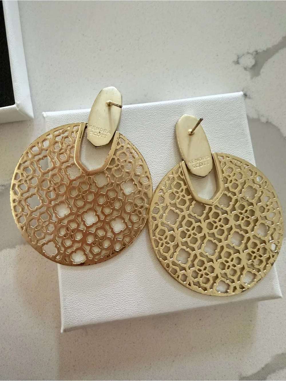 Kendra Scott Diane Gold Statement Earring